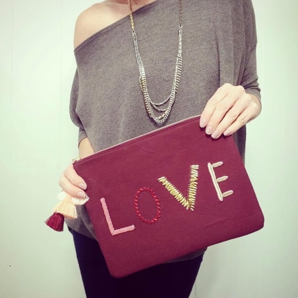 Stella & Dot | Pegasus Style Retired💖Love💖Clutch - Picture 11 of 12